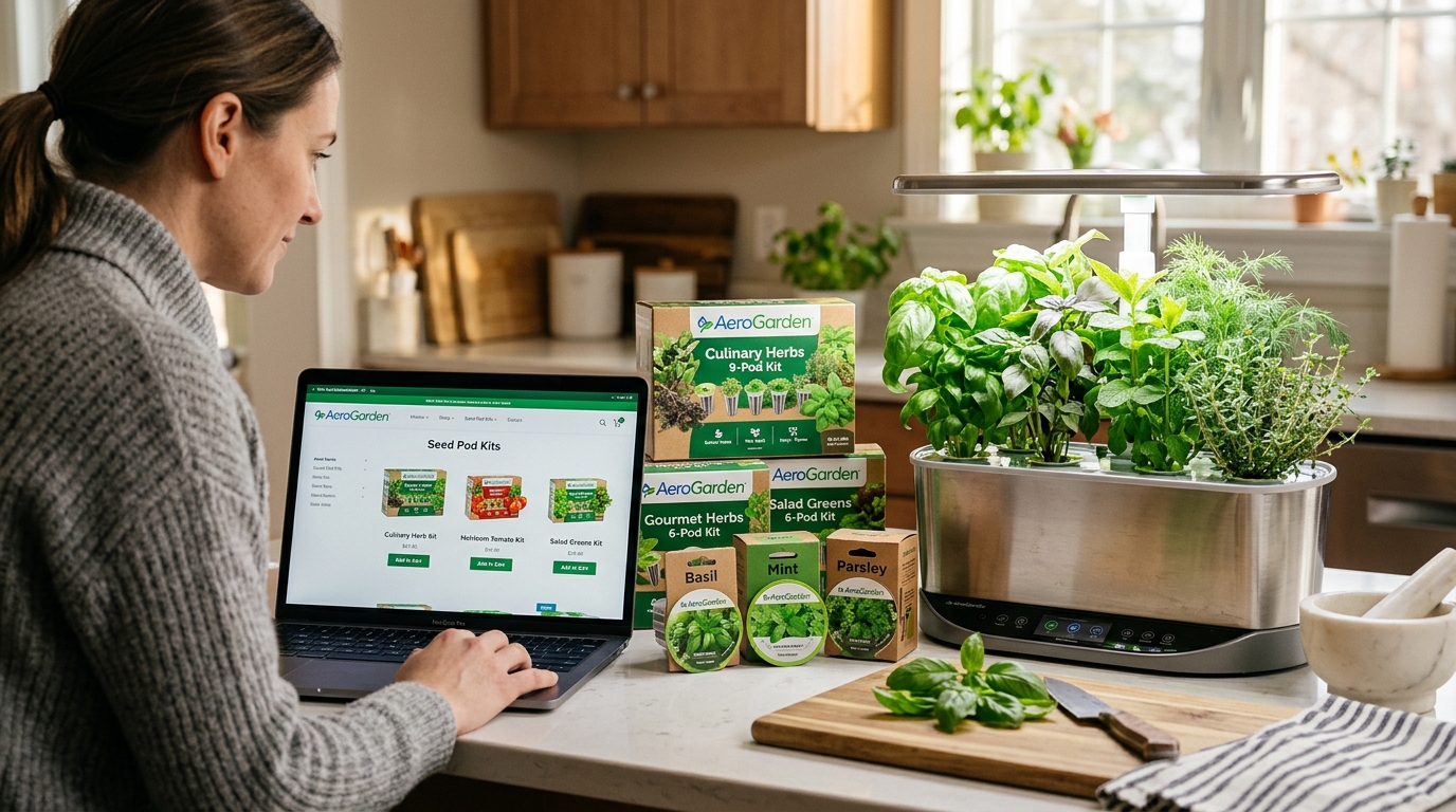 AeroGarden Seed Pod Coupons & Deals: Save on Seed Kits