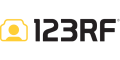 123RF US logo